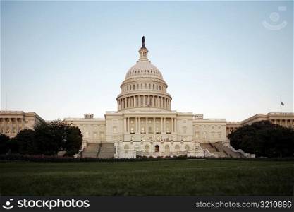 Facade of the Capitol Building, Washington DC, USA