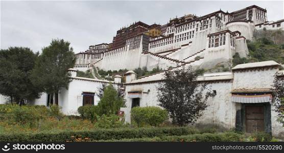 Facade of the Potala Palace, Lhasa, Tibet, China