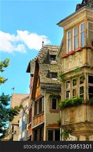 facades of old houses (Strasbourg, France)