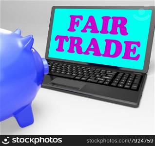 Fair Trade Laptop Meaning Fairtrade Ethical Shopping