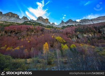 Faja de Pelay in Ordesa valley Pyrenees Huesca Aragon Spain