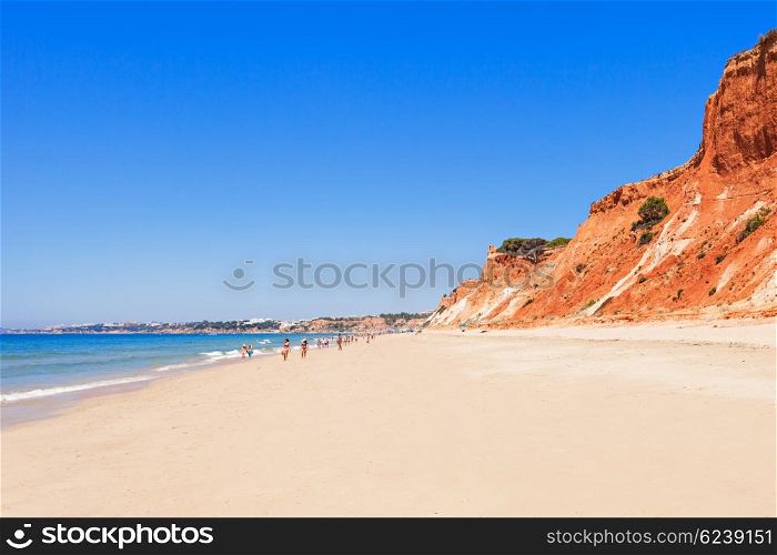 Falesia beach in Albufeira, Algarve region in Portugal