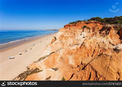 Falesia beach in Albufeira, Algarve region, Portugal