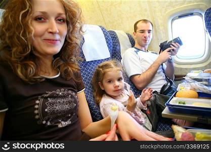 family airplane salon