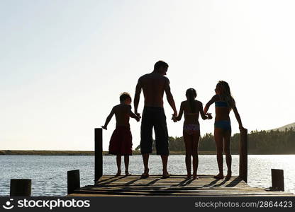 Family at Lake