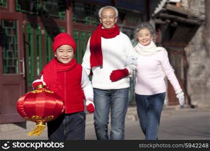 Family Celebrates Chinese New Year