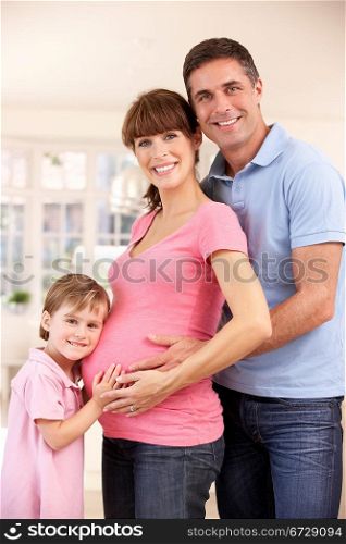Family expecting new baby