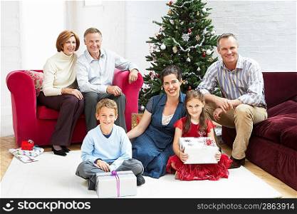 Family Gathering at Christmas