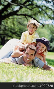 Family in the park