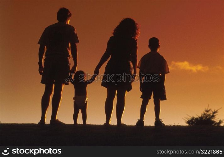 Family on a Walk