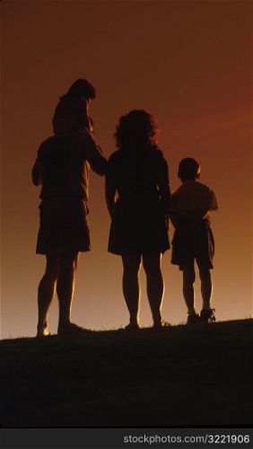Family on a Walk