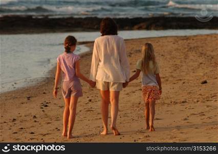 Family on Beach - Hawaii