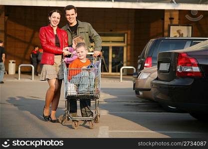 family on shop parking 2