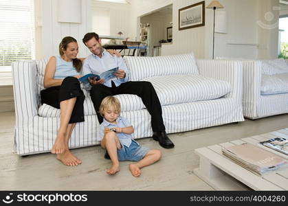 Family relaxing