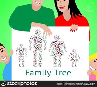 Family Tree Meaning Word Hereditary And Parents