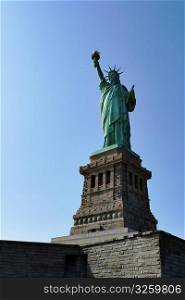 Famous American Landmark, The Statue of Liberty, New York City.