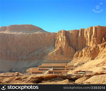 famous ancient temple of Hatshepsut in Luxor Egypt