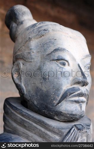 Famous ancient terracotta warriors in Xian, China