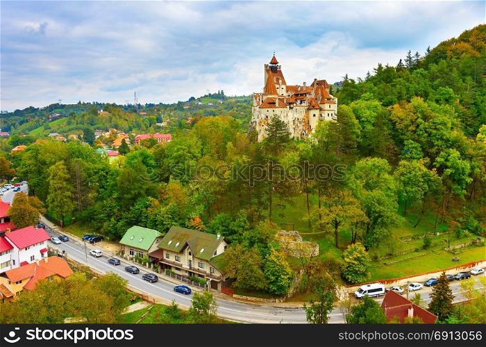 Famous Castle of Bran, known as Count Dracula Castle. Romania