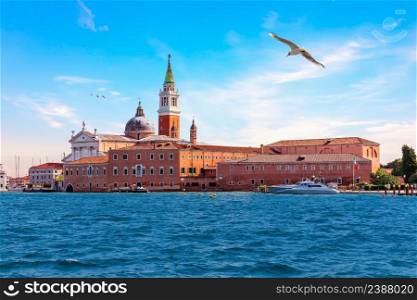 Famous cathedral Saint Mary of Health in Venice, Italy.. Famous cathedral Saint Mary of Health in Venice, Italy