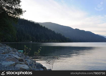 Famous Harrison Hot Springs lake view