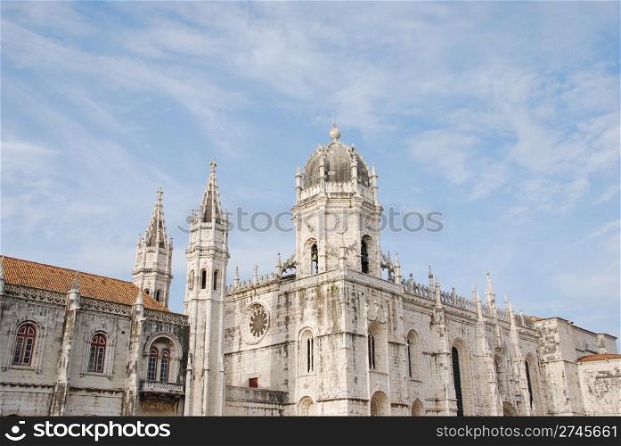 famous Hieronymites Monastery landmark in Lisbon, Portugal