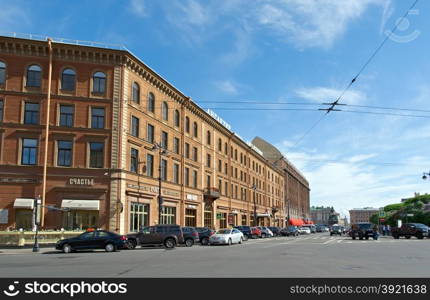 "Famous hotel "Astoria" .Saint-Petersburg, Russia.June 4, 2015"