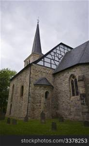 famous medieval village church in Bochum Stiepel