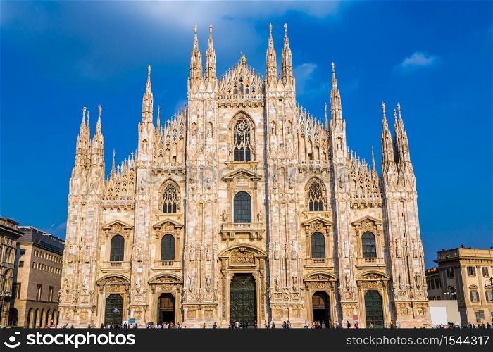 \Famous Milan Cathedral, Duomo in a beautiful summer day