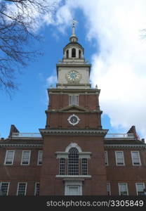 famous old City hall in Philadelphia, Pennsylvania