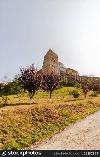 Famous Rupea fortress in Transylvania, Romania. Rupea Citadel  Cetatea Rupea 