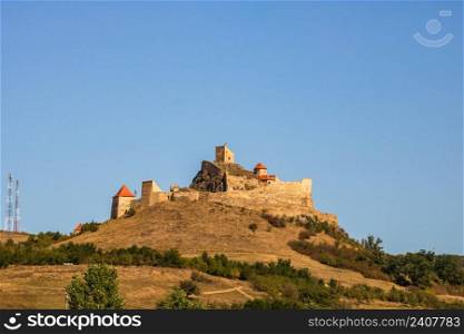 Famous Rupea fortress in Transylvania, Romania. Rupea Citadel  Cetatea Rupea 