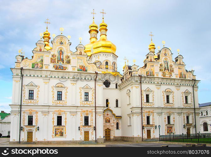 Famous Uspensky Monastery. Kiev Pechersk Lavra. Ukraine