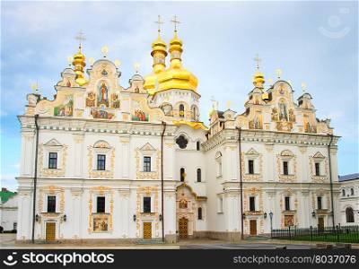 Famous Uspensky Monastery. Kiev Pechersk Lavra. Ukraine