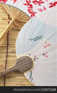 Fan and Bamboo blind