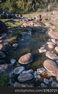 Fang Hot Spring National Park is part of Doi Pha Hom Pok National Park in Chiang Mai, Thailand