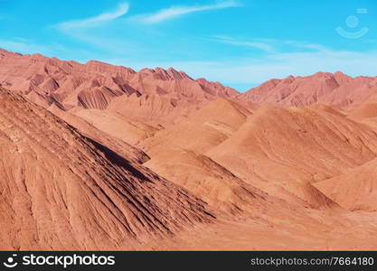 Fantastic Scenic landscapes of Northern Argentina. Beautiful inspiring natural landscapes.