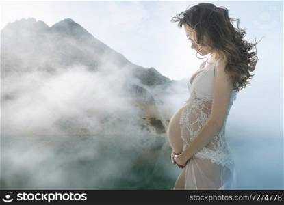 Fantasy image of a pregnant lady