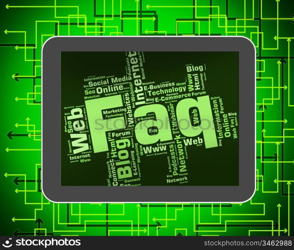 Faq Word Meaning Frequently Asked Questions And Asking Assistance