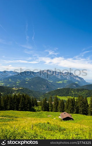 Farmhouse in the Bavarian Alps, Germany