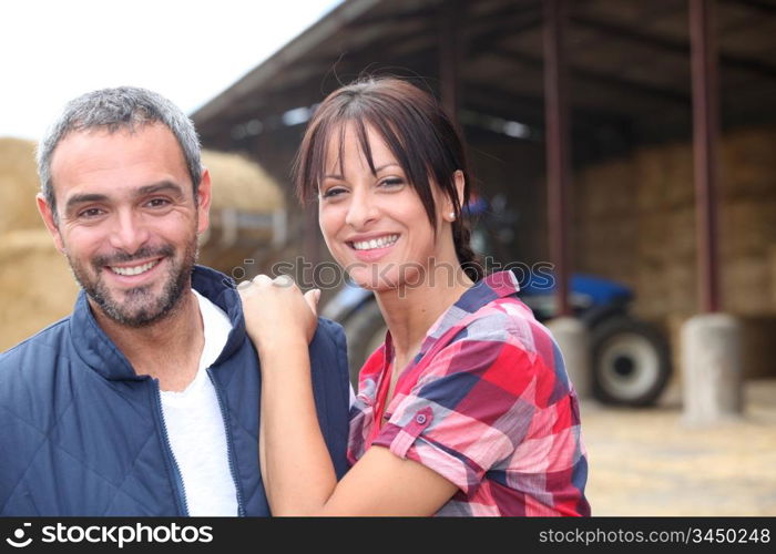 Farming couple