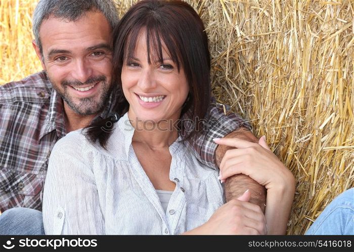 Farming couple