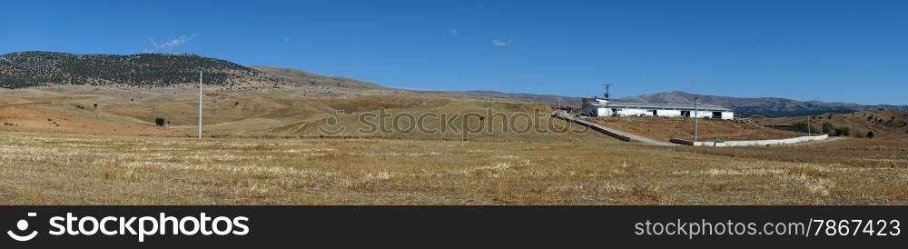 Farmland and farm in Turkey