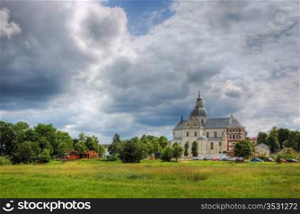 Farny church near Nesvizh castle, Belarus