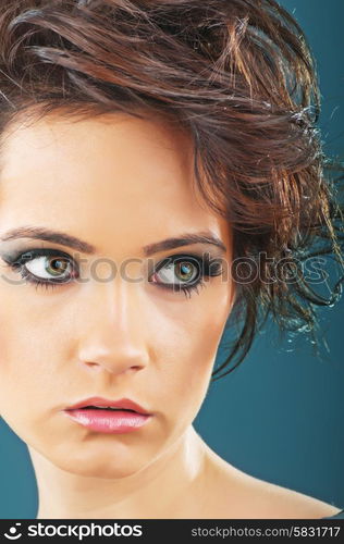 Fashion beauty concept with attractive woman