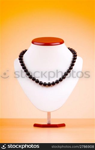 Fashion concept with necklace