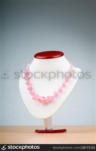 Fashion concept with necklace