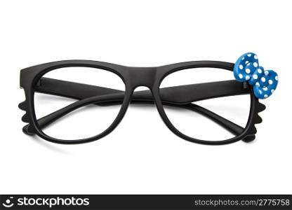 Fashion glasses isolated on white background