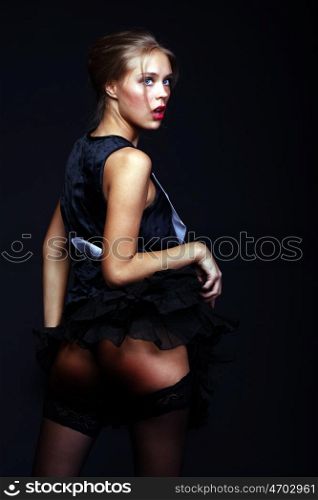 Fashion photo of young sensual woman&#xA;
