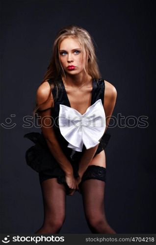Fashion photo of young sensual woman&#xA;